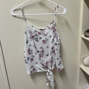 Floral tank top